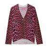 Zadig & Voltaire Mirka Leopard-print Cardigan In Rubber