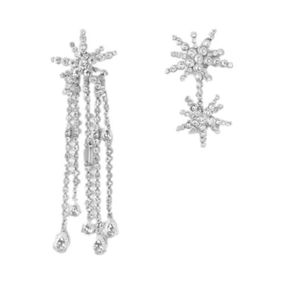 Maje Star Earrings In Crystal