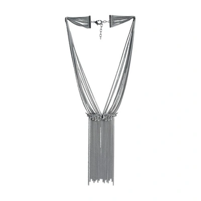 Zadig & Voltaire Rock Star Necklace In Antic_silver