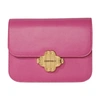 MAJE LIZARD-EFFECT LEATHER CLOVER BAG