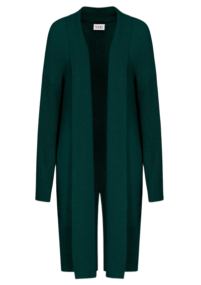 Loop Cashmere Cashmere Edge To Edge Cardigan In Bottle Green