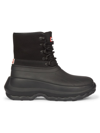 Kenzo X Hunter Men's Fleece-lined Lace-up Snow Boots With Removable Gaiter In Black