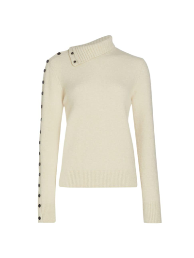Proenza Schouler Women's Cashmere Buttoned Sweater In Ecru
