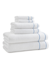 Kassatex Newbury Towel Collection In White Periwinkle