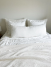 Anaya Euro Cotton Waffle Weave Body Pillow Cover In White