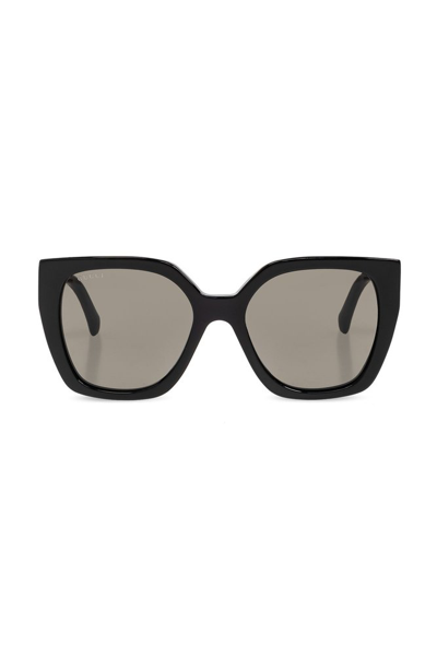 Gucci Eyewear Square Framed Sunglasses In Black