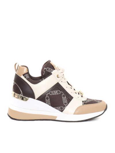 Michael Kors Georgie Sneakers In Brown ModeSens