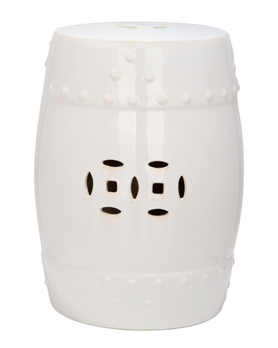 Safavieh Cream Modern Ming Garden Stool