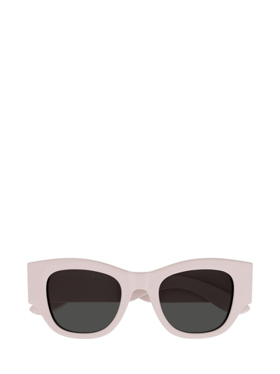 Alexander Mcqueen Square Frame Sunglasses In Pink