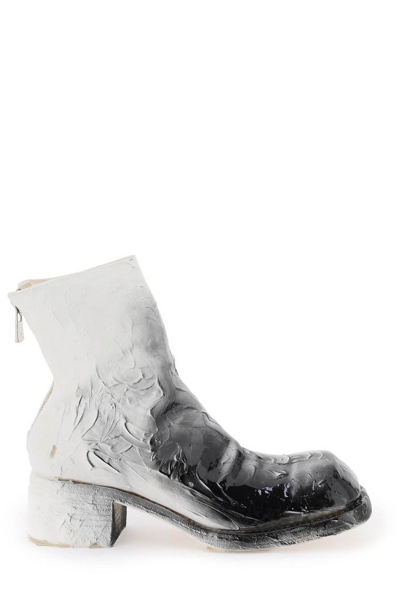 Guidi Leather Ankle Boots In Multi-colored