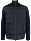 HERNO RIBBED PANELLED DOWN JACKET