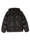 C.p. Company Lens-detail Padded Jacket In Black