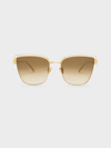 CHARLES & KEITH WIRE-FRAME CAT-EYE SUNGLASSES