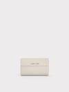 Charles & Keith Top-zip Short Wallet In Light Grey