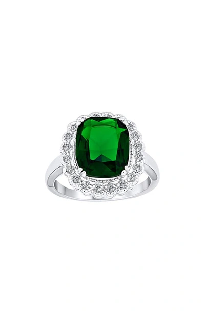 Bling Jewelry Fashion Large Oval Solitaire Aaa Cz Pave Simulated Green Vintage Art Deco Style 15ctw Cocktail State