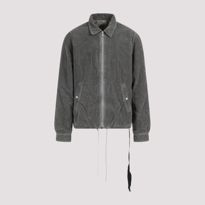 Rick Owens Drkshdw Drkshdw Corduroy Shirt Jacket In Grey