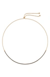Ettika Box Chain Choker Necklace In Black