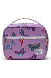 Herschel Supply Co Kids' Pop Quiz Recycled Polyester Lunchbox In Magical Butterflies