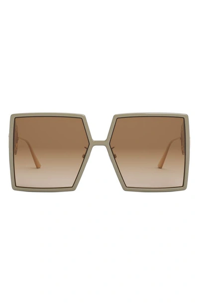 Dior Women's 30montaigne Su 58mm Geometric Sunglasses In Brown