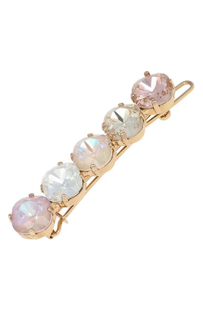 L. Erickson Pomelo Tige Boule Barrette In Gold Multi