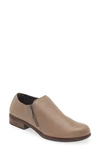 Naot Autan Zip Loafer In Soft Stone Leather