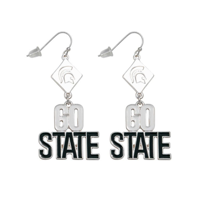 Emerson Street Michigan State Spartans Della Earrings In Silver