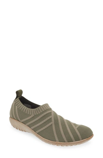 Naot Okahu Sneaker In Sage Green Knit