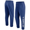 FANATICS FANATICS BRANDED BLUE TAMPA BAY LIGHTNING CHOP BLOCK FLEECE SWEATPANTS