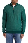 Lorenzo Uomo Merino Wool & Cashmere Bird's Eye Sweater In Sage