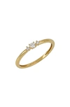 Bony Levy Liora Stackable Diamond Ring In 18k Yellow Gold