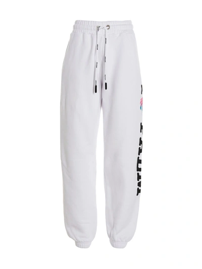 Palm Angels I Love Pa Joggers In White