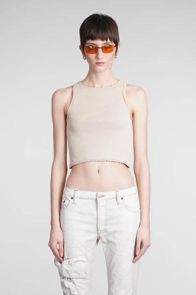 Acne Studios Tank Top In Beige