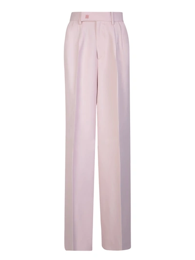 Amiri Wide-leg Tailored Trousers In Pink