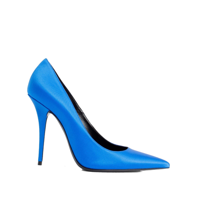 Saint Laurent Instinct 高跟鞋 In Blue