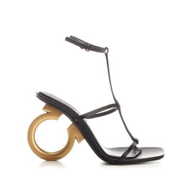 FERRAGAMO SALVATORE FERRAGAMO ELINA LEATHER SANDALS