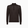 Tagliatore Button-fastening Virgin Wool Polo Shirt In 198