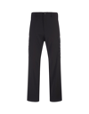 MONCLER BLACK JERSEY CARGO TROUSERS