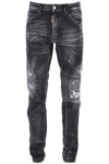 DSQUARED2 BLACK RIPPED WASH COOL GUY JEANS