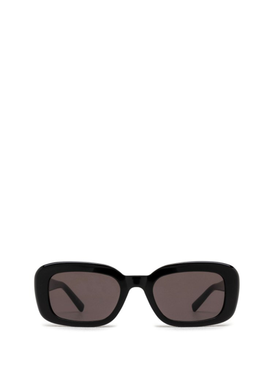 Saint Laurent Eyewear Rectangle Frame Sunglasses In Black