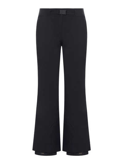 Moncler Straight-leg Fitted Trousers In Black