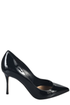 SERGIO ROSSI SERGIO ROSSI GODIVA POINTED TOE PUMPS