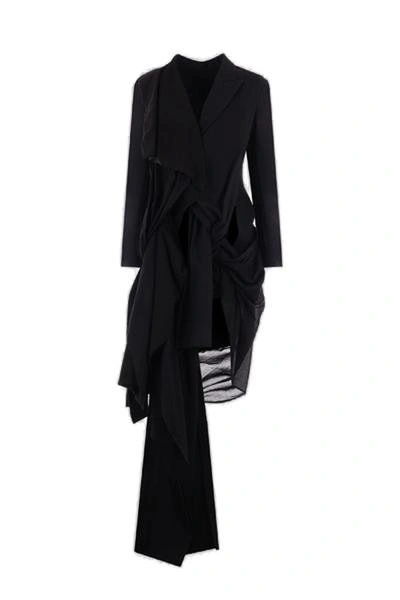 Yohji Yamamoto Asymmetric In Black