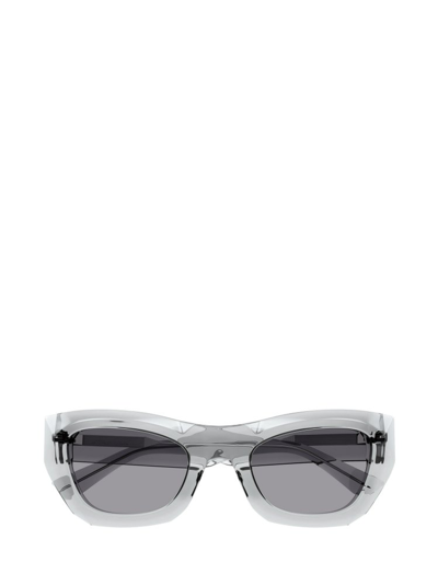 Bottega Veneta Eyewear Cat Eye Frame Sunglasses In Grey