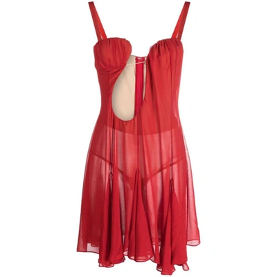 Nensi Dojaka Dresses In Red