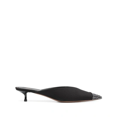 Neous Macondo 40mm Leather Mules In Black