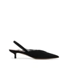 Neous Sling-back Suede Mules In Black