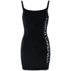 Off-white Off White Off White "touch Carefully" Mini Dress In Black
