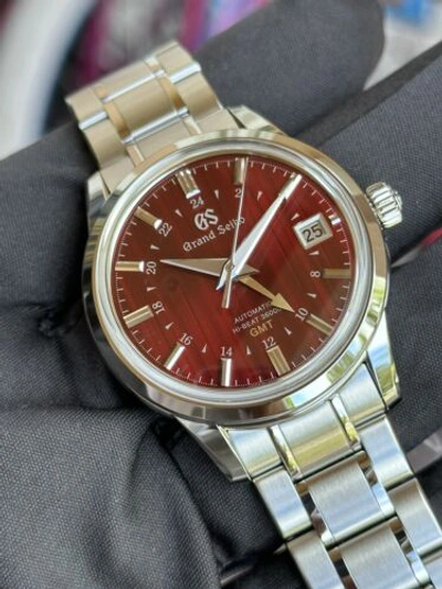 Pre-owned Grand Seiko Elegance Collection Red Dial 2023 Watch Sbgj273 Yuka Momiji