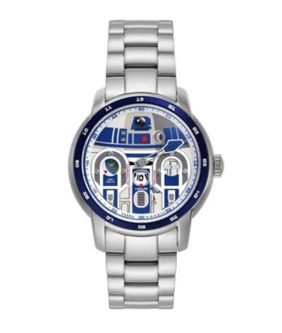 Pre-owned Fossil Star Wars X  Watch Limited Edition R2-d2 Box With Box Sound Xxx/1983 Usa