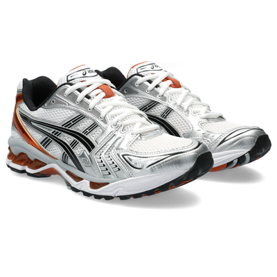 Pre-owned Asics 1201a019-109  Gel-kayano 14 White Piquant Orange